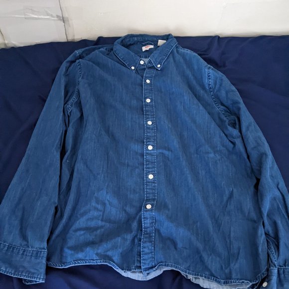 Levi's Other - LEVIS DENIM MENS  BUTTON DOWN SHIRT XXL